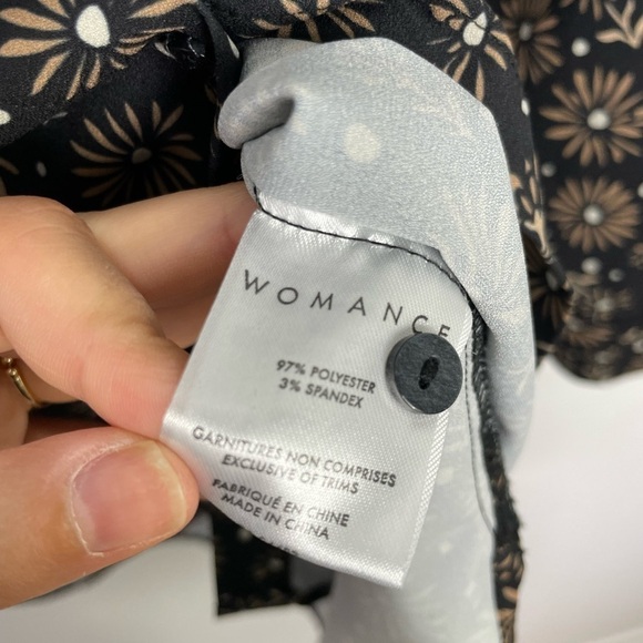 Womance Atelier oversized dark floral buttons down shirt - Picture 7 of 10